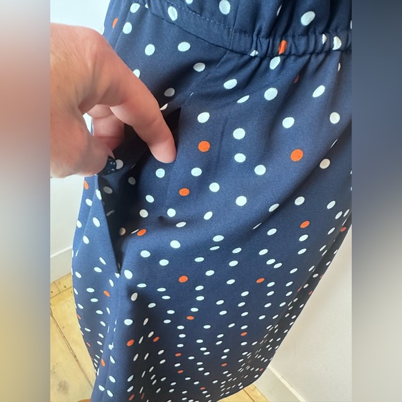 Madison Jules Blue Polkadot Dress US S - Picture 6 of 10